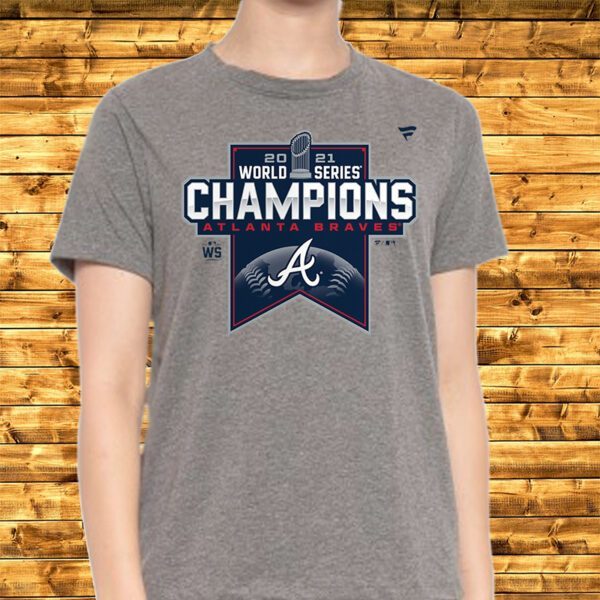 Atlanta Braves Fanatics Branded 2021 World Series Champions Locker Room Shirts