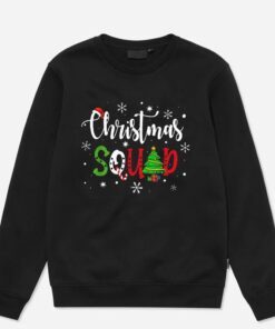 Christmas Squad Funny Family Matching Pajamas T Shirts