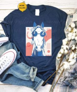 Cool Blue Horse T-Shirts