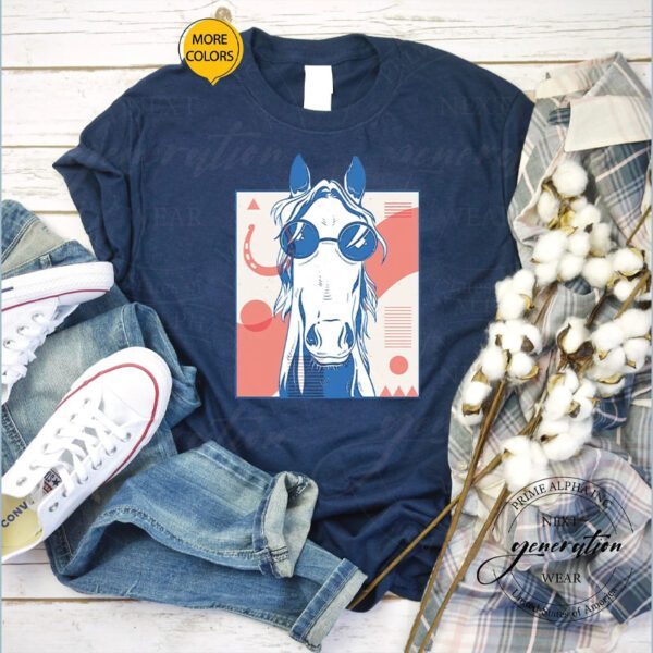 Cool Blue Horse T-Shirts