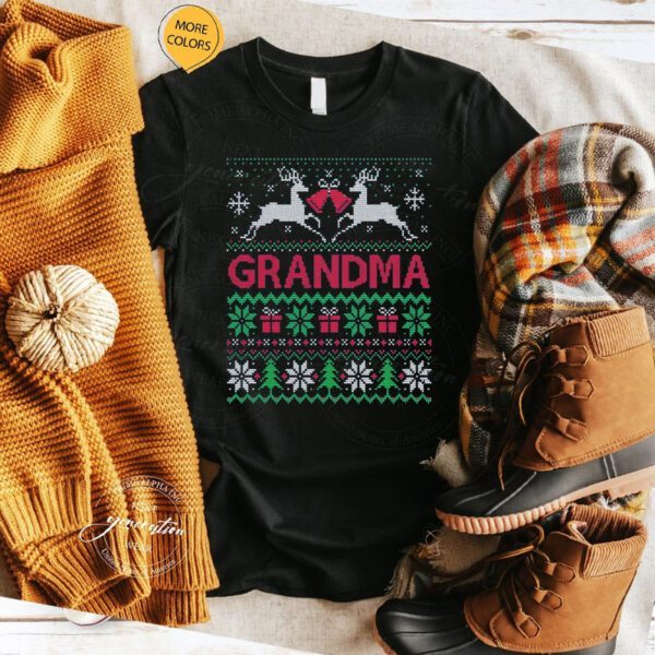Grandma Matching Family Ugly Christmas Sweater T-Shirts