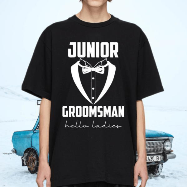 Junior Groomsman Best Wedding Adorable Groomsman Shirt