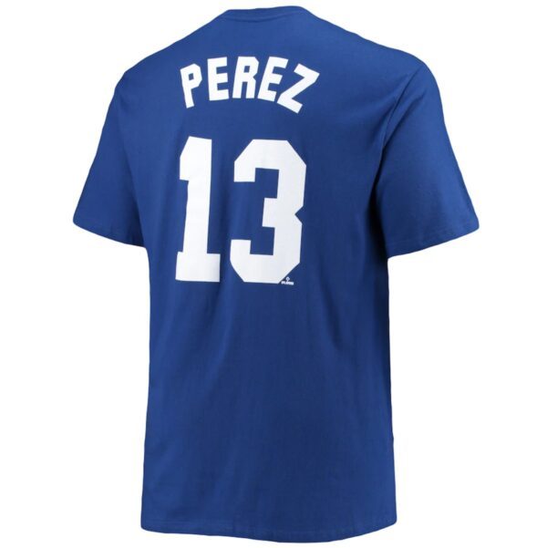Kansas City Royals Salvador Perez Big & Tall Name & Number back Shirt