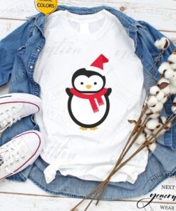 Penguin Christmas Animal Lovers Gift Shirt