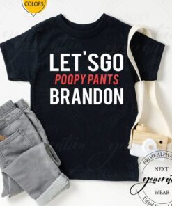 Poopy Pants Biden, Lets Go Brandon, Fuck Biden, Libertarian T-Shirt