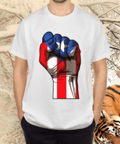 Puerto Rico Pride Raised Fist Boricua Flag Shirts