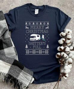 Shitter's Full Funny Merry Christmas T-Shirts