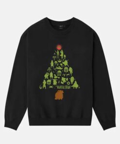 Star Wars The Mandalorian Holiday Christmas Tree T-Shirts