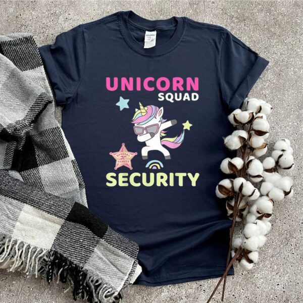 Unicorn Security Mom, Dad Adult Costume Birthday T-Shirts