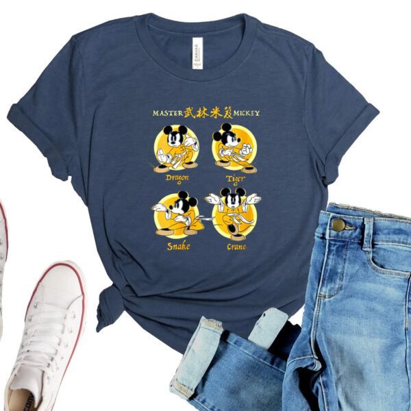 Womens Disney Mickey Mouse Master Mickey Kung-Fu T-Shirt