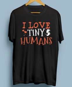 Womens I Love Tiny Humans Neonatal Nurse Nicu Nursing Student T-Shirts