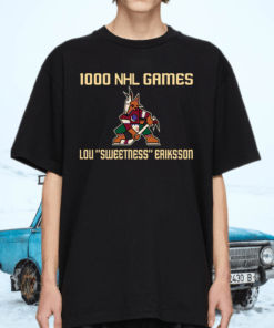 1000 Nhl Games Lou Sweetness Eriksson T Shirt