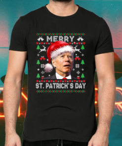 Anti Biden Merry St Patrick’s Day Ugly Christmas Shirts