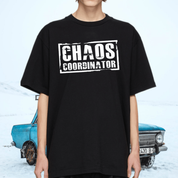 Chaos Coordinator Stamp Distressed Teeshirt