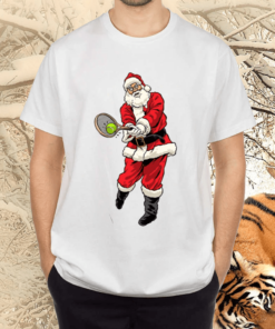 Christmas Tennis Santa Claus For Tennis Lover Shirts