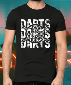 Darts Lover Word Theme Graphic Design Shirts