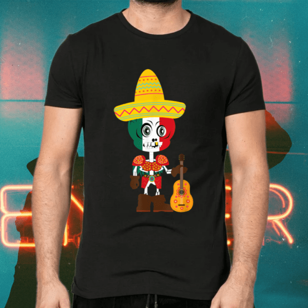 Dia De Los Muertos Skeleton Mexican Day Of The Dead Party Shirts