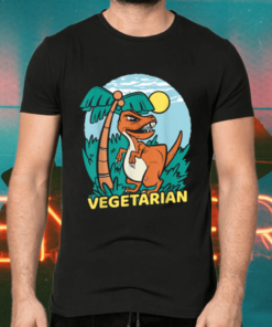 Dinosaur Vegetarian Vegan T Shirts