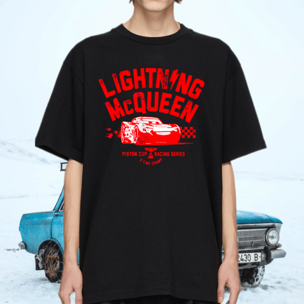 Disney Pixar Cars 3 Lightning McQueen Vintage T-Shirt