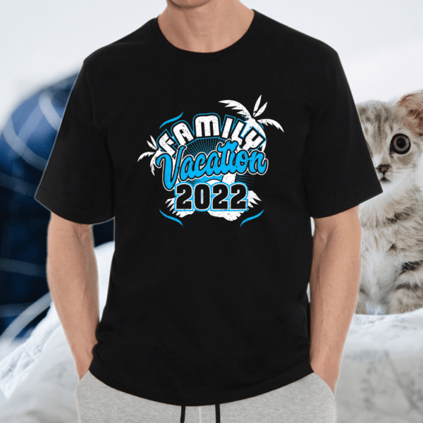 Family Vacation 2022 Beach Tropical Matching Group T-Shirt