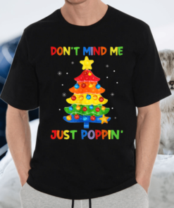 Gamer Fidget Toy Christmas Tree Don’t Mind Me Just Poppin’ T Shirt