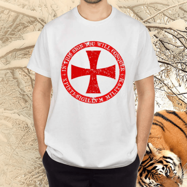 Knights Templar – Maltese Cross Shield Medieval Crusader Shirts