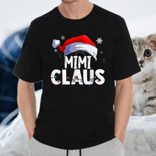 Mimi Claus Xmas Family Matching Grandma Christmas TShirt