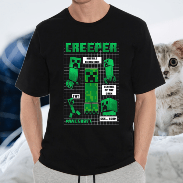 Minecraft Hostile Behavior Boss Mobs T-Shirt
