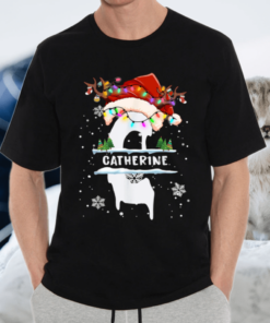 Santa Matching Family Christmas Matching Pj Catherine Shirt