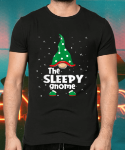 Sleepy Gnome Family Matching Christmas Funny Pajama T Shirts