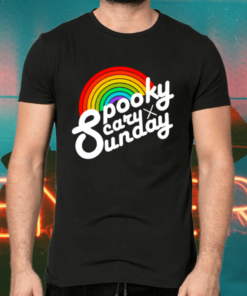 Spooky Scary Sunday Rainbow shirts