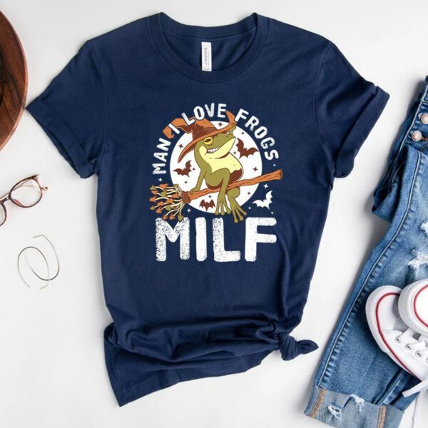 Tee Cute Frog Stuff I Heart MILF Man I Love Frogs T-Shirts