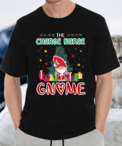 The Charge Nurse Gnome Xmas Tree Group Christmas Matching T Shirt