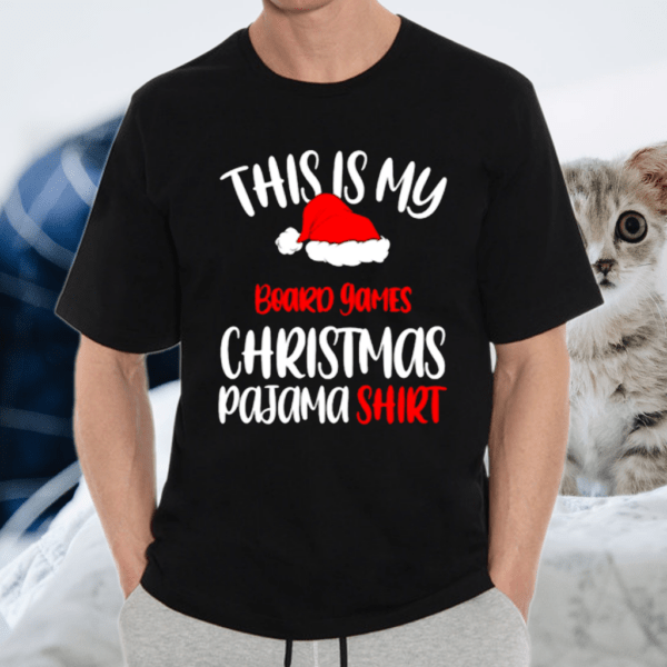 This is my board games christmas pajama tshirt