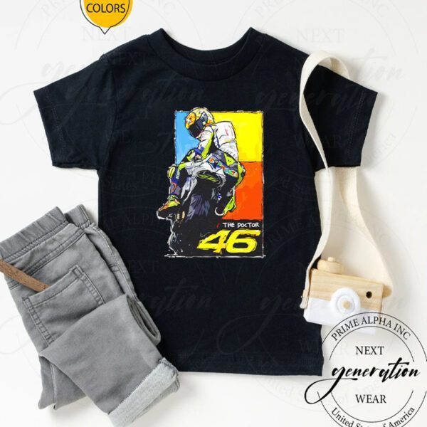 Valentino Rossi retraite main signature shirts