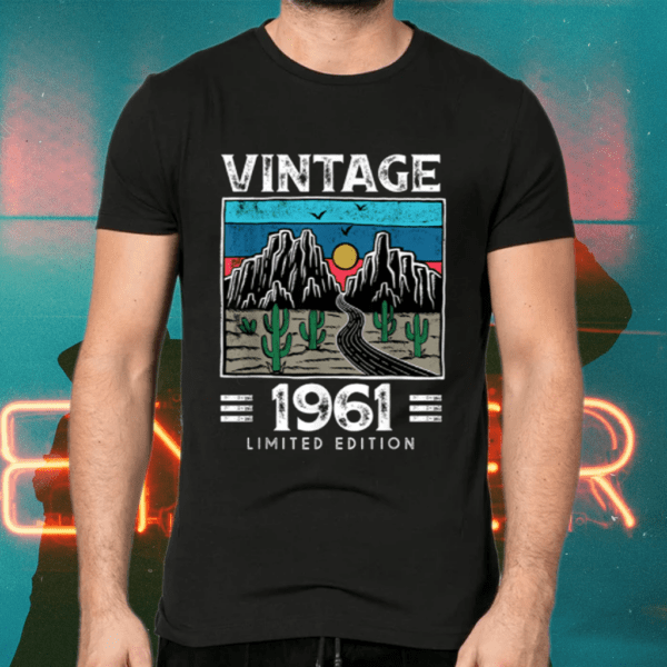 Vintage 1961 Made in 1961 60th Birthday Limited Edition Shirt