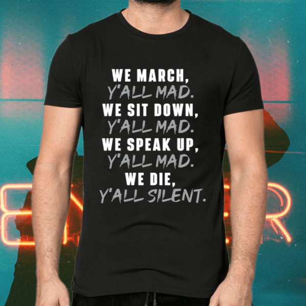 We March – Black History African Roots Afro Empowerment Shirts