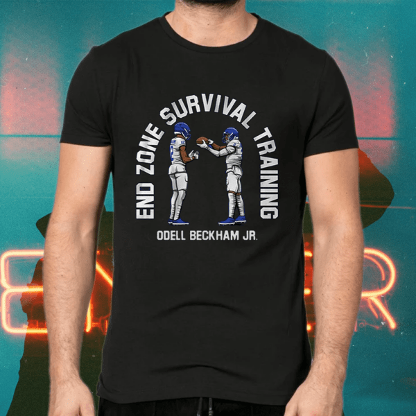 odell beckham jr end zone survival training shirts