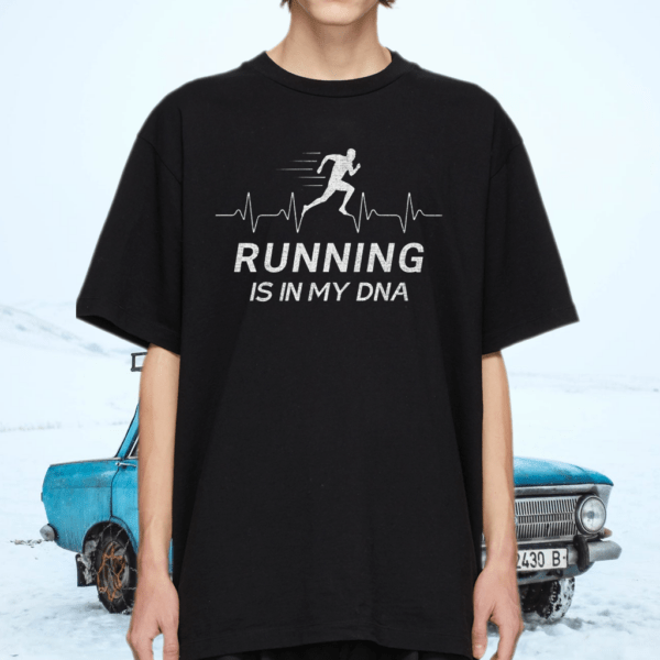 Running Heartbeat Running Is In My DNA Shirt