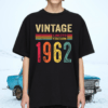 Vintage 1962 Limited Edition 60th Birthday Shirt