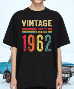 Vintage 1962 Limited Edition 60th Birthday Shirt