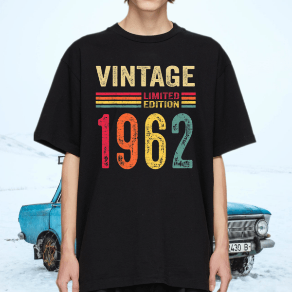 Vintage 1962 Limited Edition 60th Birthday Shirt