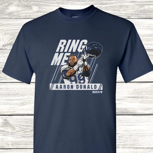 Aaron Donald Los Angeles World Champs Ring T-Shirts