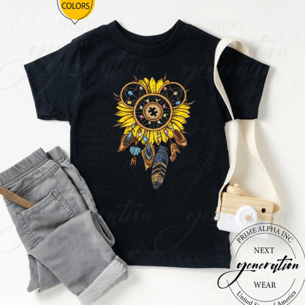 Autism Awareness Sunflower Dreamcatcher Shirts