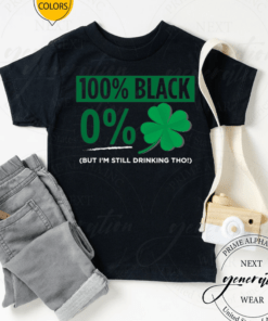 Black People St Patricks Day Irish Shamrock TShirt