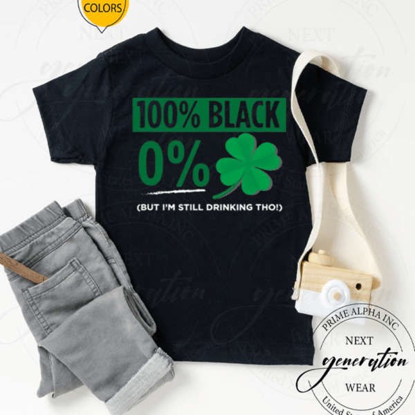 Black People St Patricks Day Irish Shamrock TShirt