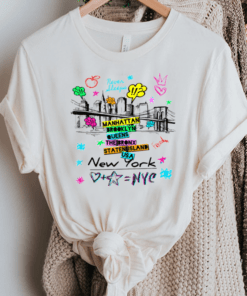 Colorful New York City 5 Avenues Graffiti TShirt