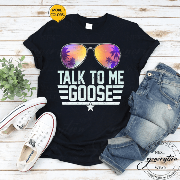 Cool Retro Talk To Me Goose T-Shirt