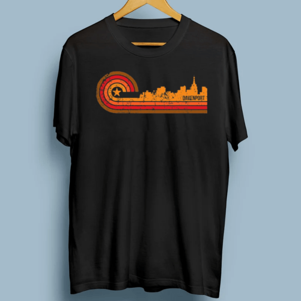 Davenport Ia Skyline Shirt