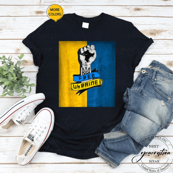 Free Ukraine I Stand With Ukraine Pray For Ukraine T-Shirt